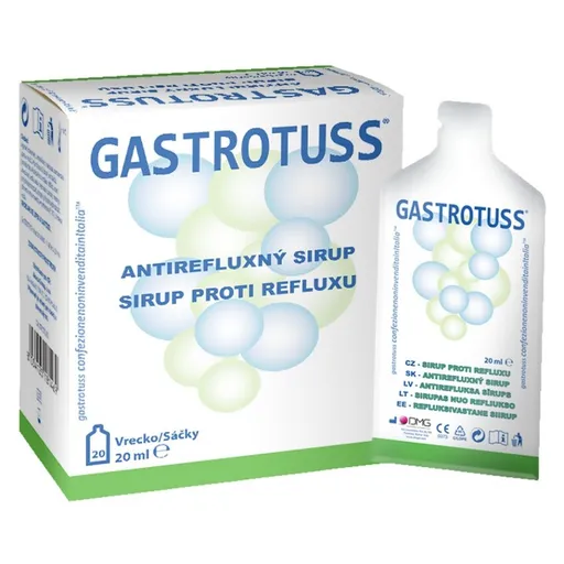 GASTROTUSS Sirup antirefluxný vo vrecúškach 20x 20 ml