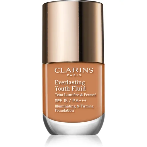 Clarins Everlasting Youth Fluid Foundation rozjasňujúci make-up SPF 15 odtieň 112 Amber 30 ml