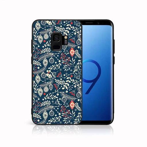 MY ART Obal s vianočným dizajnom Samsung Galaxy S9 MISTLETOE (070)