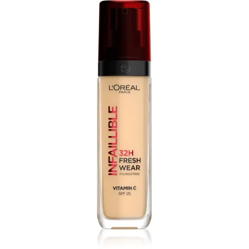 L’Oréal Paris Infaillible 32H Fresh Wear dlhotrvajúci tekutý make-up odtieň 125 WARM DORE 30 ml