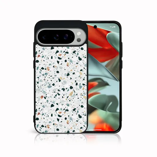 MY ART Ochranný kryt pre Google Pixel 9 Pro GREY TERRAZZO (163)