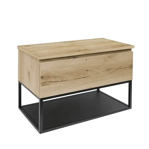 Kúpeľňová skrinka s krytom SAT B-Way dub matný BWAY100OAKDESK