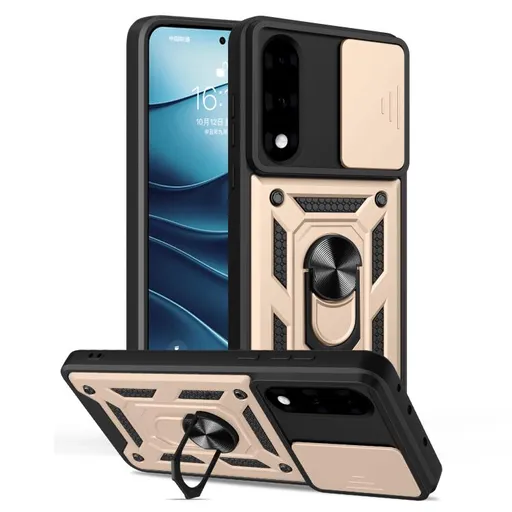 RING CAMERA Kryt s držiakom pre OnePlus Nord 5 5G zlatý