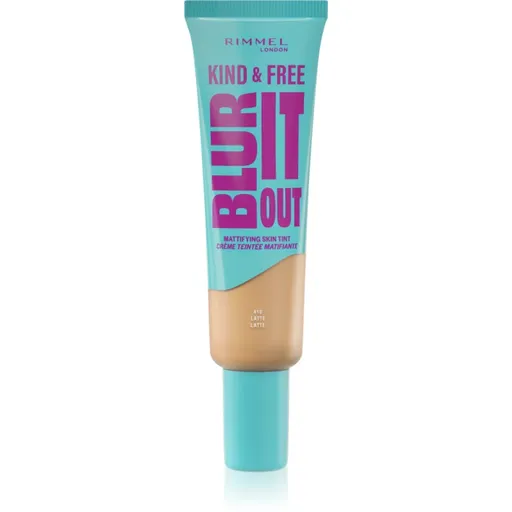 Rimmel Kind & Free Blur It Out ľahký hydratačný make-up SPF 20 odtieň 410 Latte 30 ml