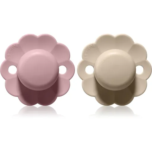 Suavinex Wonder SX Pro Physiological 0-6 m cumlík Whitecap Gray + Pale Mauve 2 ks