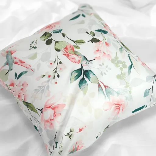 Polášek Bavlnené obliečky RUŽOVÉ KVETY - 70 x 90 cm