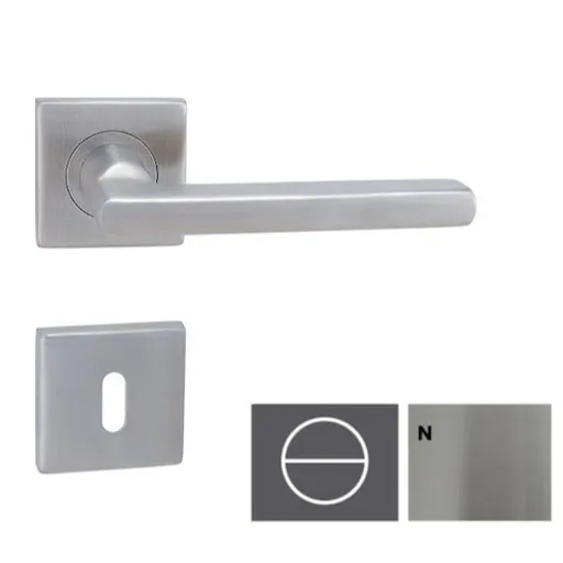 Kľučka Naturel Daniela HR brúsený LDC. WC DANIELAHRBNWC