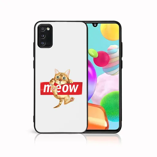 MY ART Ochranný obal pre Samsung Galaxy A41 MEOW (183)