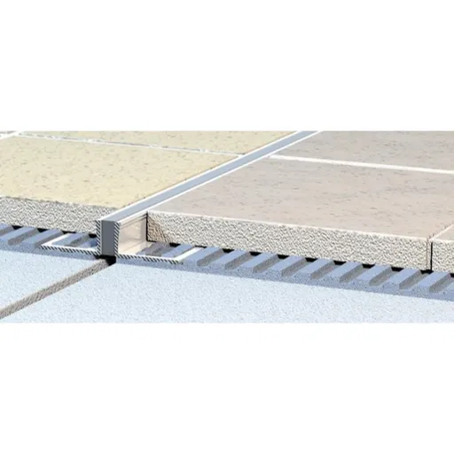 Lišta dilatačné "hranatá" Havos, nerez, dĺžka 250 cm, výška hrany 12,5 mm, NRZDL1281