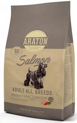 ARATON dog adult salmon granule s lososom pre dospelé psy 3kg