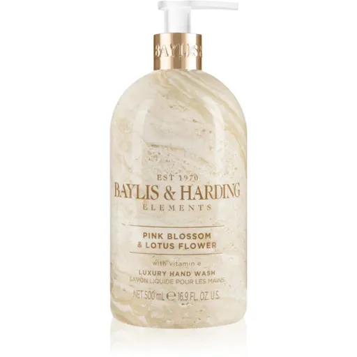 Baylis & Harding Elements Pink Blossom & Lotus Flower tekuté mydlo na ruky 500 ml