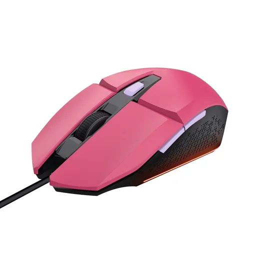 TRUST myš GXT 109P FELOX Gaming Mouse, optická, USB, ružová