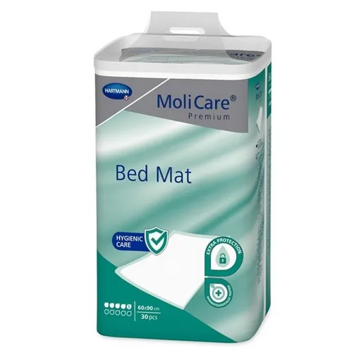 MOLICARE Bed Mat Inkontinenčná podložka 5 kvapiek 60 x 90 cm 30 kusov