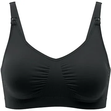 MEDELA Dojčiaca podprsenka čierna, veľkosť L (7612367067669)