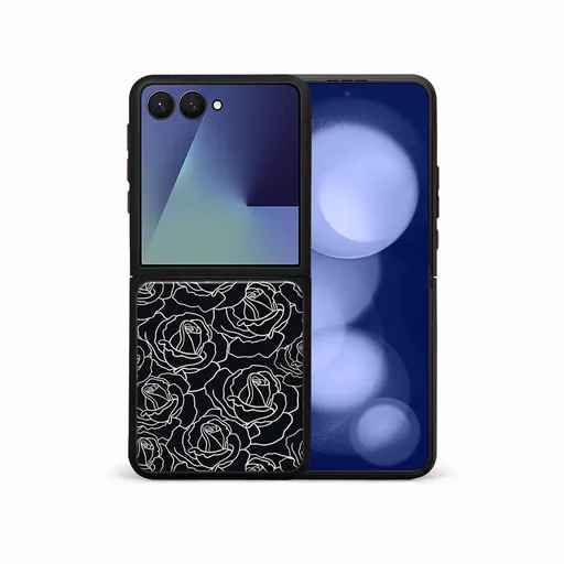 MY ART Ochranný kryt pre Samsung Galaxy Z Flip7 5G ROSES (172)