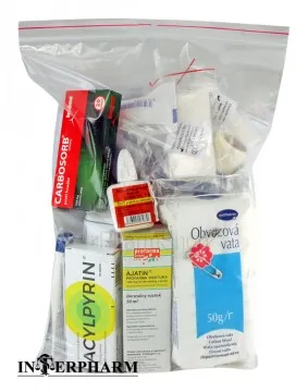 Nástenná lekárnička - náplň s dig.teplomerom