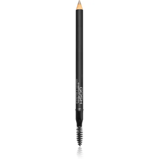 Gosh Eyebrow ceruzka na obočie s kefkou odtieň 03 Grey Brown 1.2 g