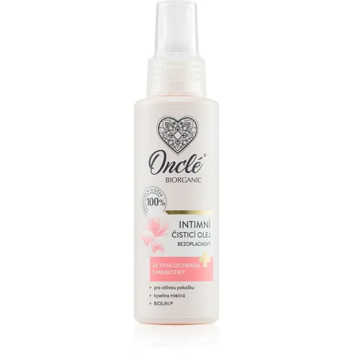 Onclé Biorganic čistiaci olej na intímnu hygienu 100 ml