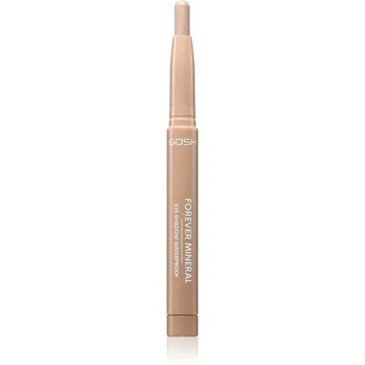 Gosh Forever Mineral Shimmer trblietavé očné tiene v ceruzke odtieň 002 Shimmer Beige 1.4 g
