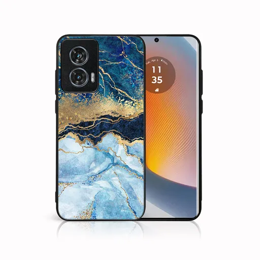 MY ART Ochranný kryt pre Motorola Edge 50 Fusion BLUE MARBLE (141)