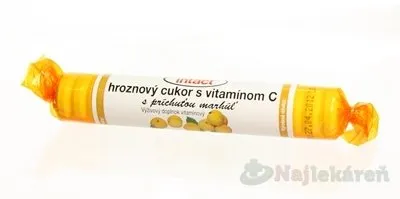 INTACT Hroznový cukor vitamínC marhula 40 g