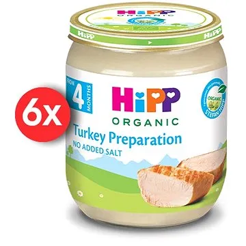 HiPP BIO Morčacie mäso - 6x 125g (9062300427797)