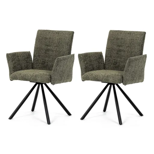 Sada jedálenských stoličiek s vratným mechanizmomDCH-W1117 GRN2, 2 ks