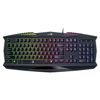 Genius GX GAMING Scorpion K220 31310475105, klávesnice CZ/SK, herní, voděodolná typ drátová (USB), černá, ne