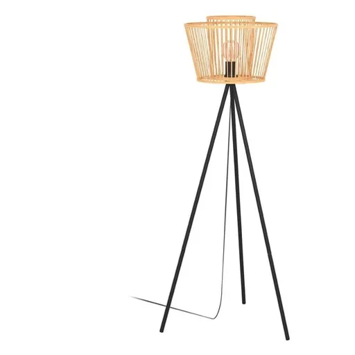 Stojaca lampa Eglo HYKEHAM čierna 43855