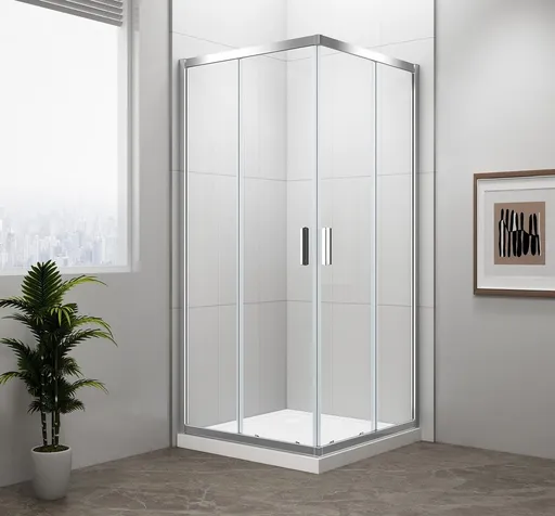 POLYSAN - EASY štvorcová sprchová zástena 900x900, číre sklo EL5115