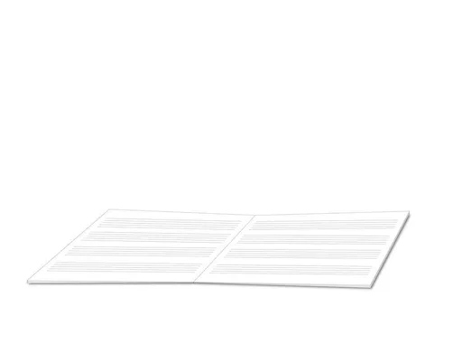 Zošit notový 8 listov ML-1