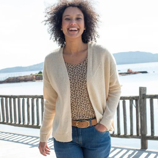 Kardigan zo zmes vlny a mohéru