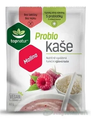 topnatur Probio KAŠA Malina, instantná ryžová kaša, 60g