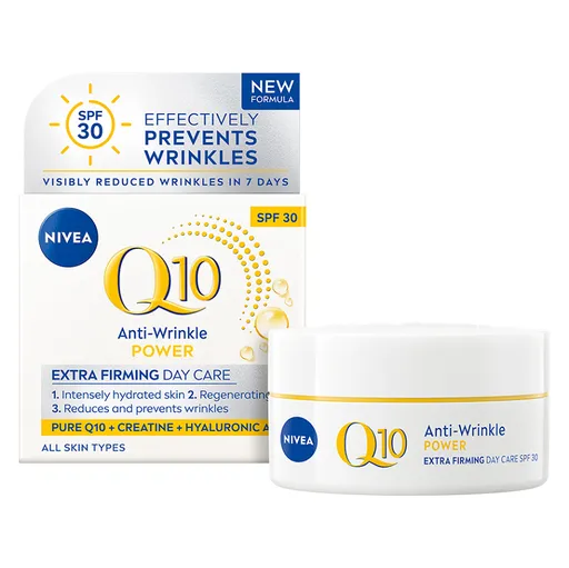 NIVEA Q10 Power Spevňujúci denný krém proti vráskam OF 30 50 ml