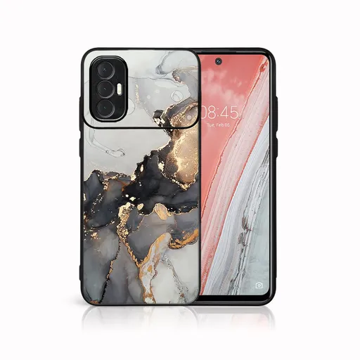 MY ART Ochranný obal Tecno Spark 8 Pro GREY MARBLE (140)