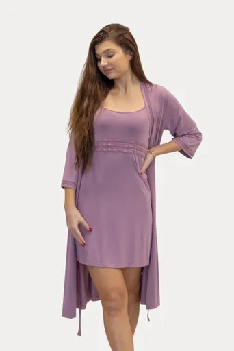 Luisa Moretti Dámska bambusová košieľka ERICA s županom