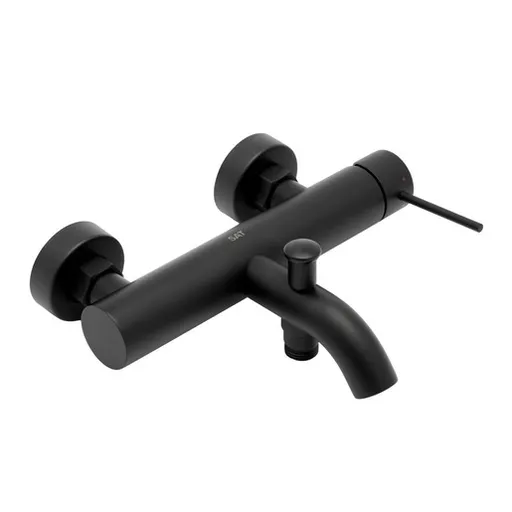 Vaňová batéria SAT Aurum bez sprchového setu 150 mm čierna matná SATBAUR222C