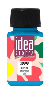 MAIMERI IDEA STOFFA - Farby na textil 399 - iridescent blue, 60 ml