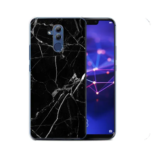 PROTEMIO MY ART Ochranný obal Huawei Mate 20 Lite BLACK MARBLE (142)