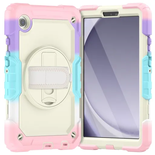 SOLID 360 Odolný obal pre Samsung Galaxy Tab A9+ RAINBOW