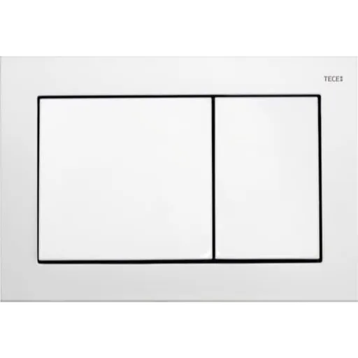 Tece Base ovládacie tlačidlo z plastu v bielej farbe lesk 9240700 9.240.700
