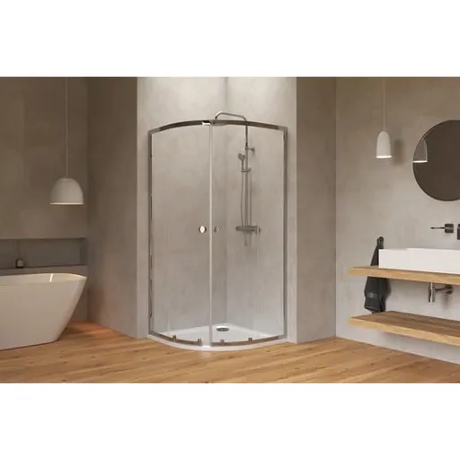 Sprchový kút štvrťkruh 90x90 cm SAT Project SATBKMUS90CRT