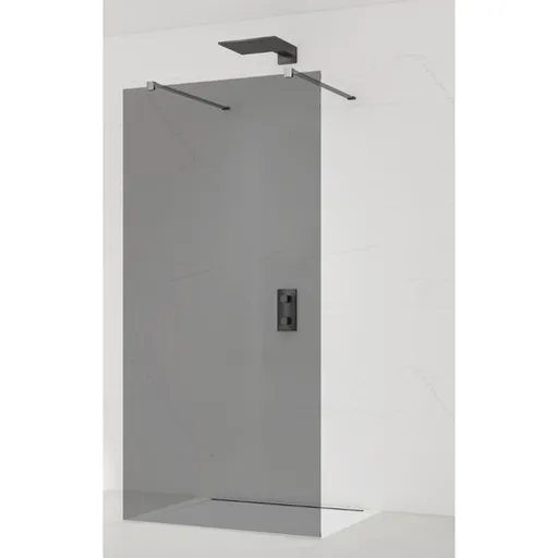 Sprchová zástena Walk-in 120 cm SAT vo farbe profilu Gun metal SATBWI120KSZAVGM