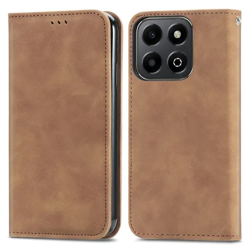 MAGNETIC Zaklápací kryt pre Honor 200 Smart 5G hnedý