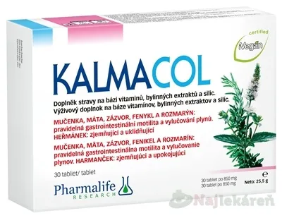 PHARMALIFE Kalmacol 30 tabliet