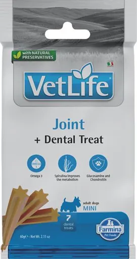 Farmina Vet Life Dog Joint Adult Mini maškrta pre psy 60g