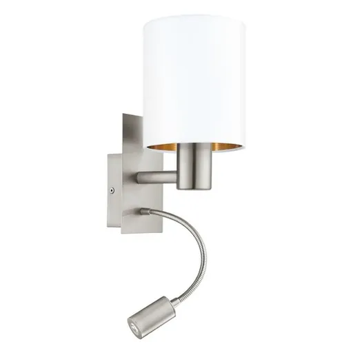 Nástenné svietidlo Eglo PASTERI biela 96484