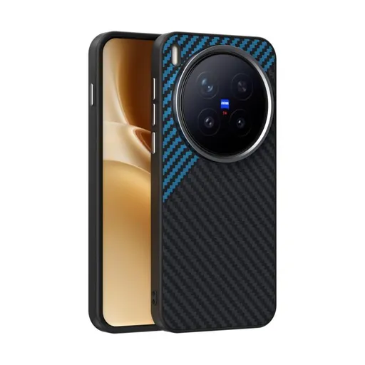 ABEEL C CARBON Ochranný kryt pre Vivo X300 Pro BLACK-BLUE