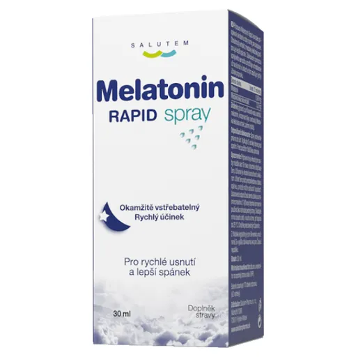 SALUTEM Melatonín rapid spray 30 ml