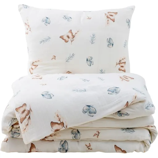 Matex Mušelínové obliečky Motýle, 140 x 200 cm, 70 x 90 cm